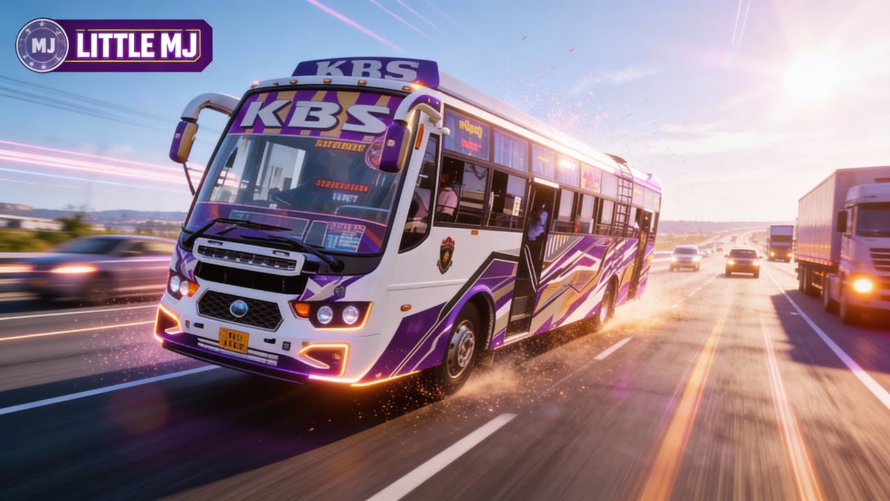 ERODE To Namakkal KBS SPEED PRINCE Super Fast Private Bus Driving |REALISTIC DRIVING | #tnprivatebus
