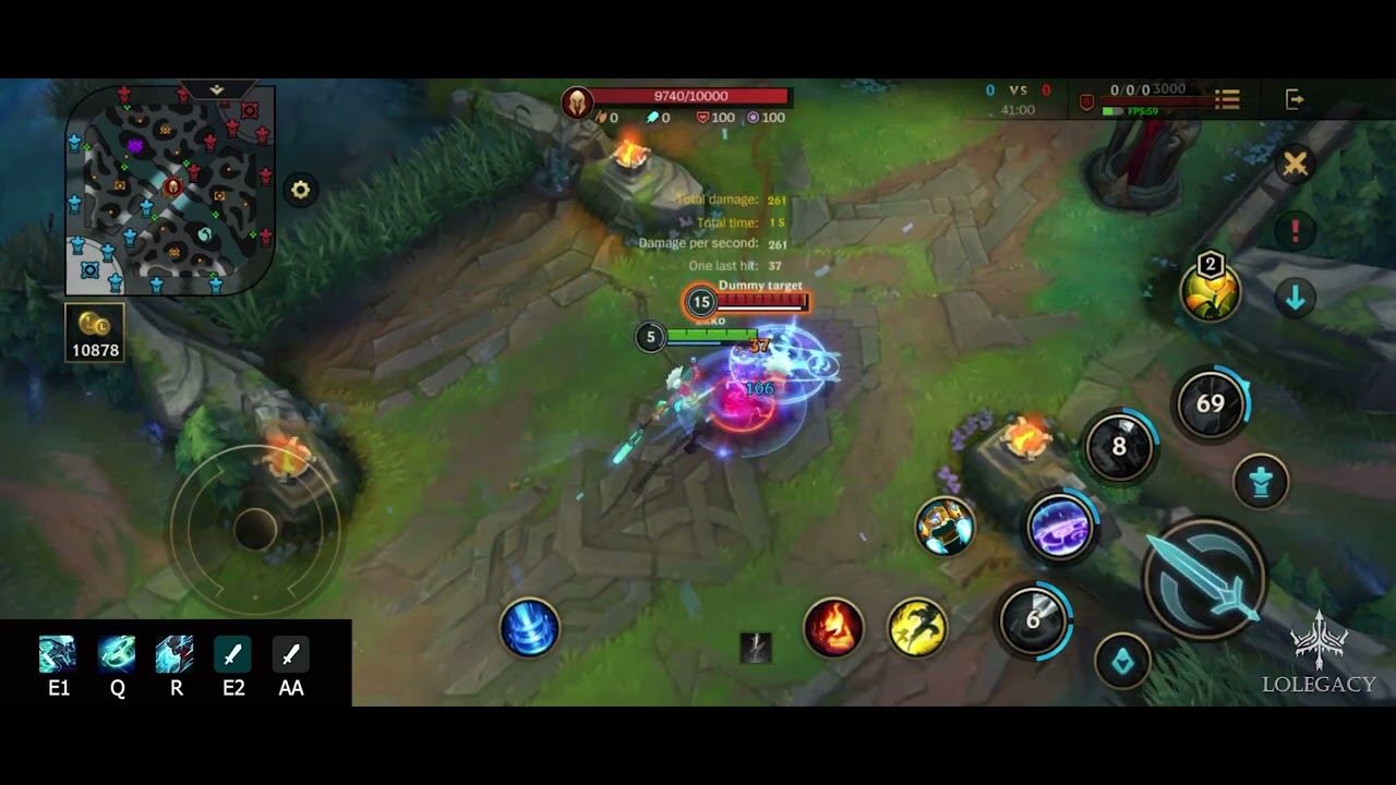 WILD RIFT - Ekko Instant Burst Combo