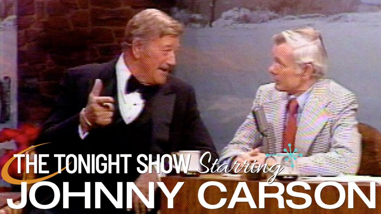 Джон Уэйн неожиданно появляется в зале | Carson Tonight Show