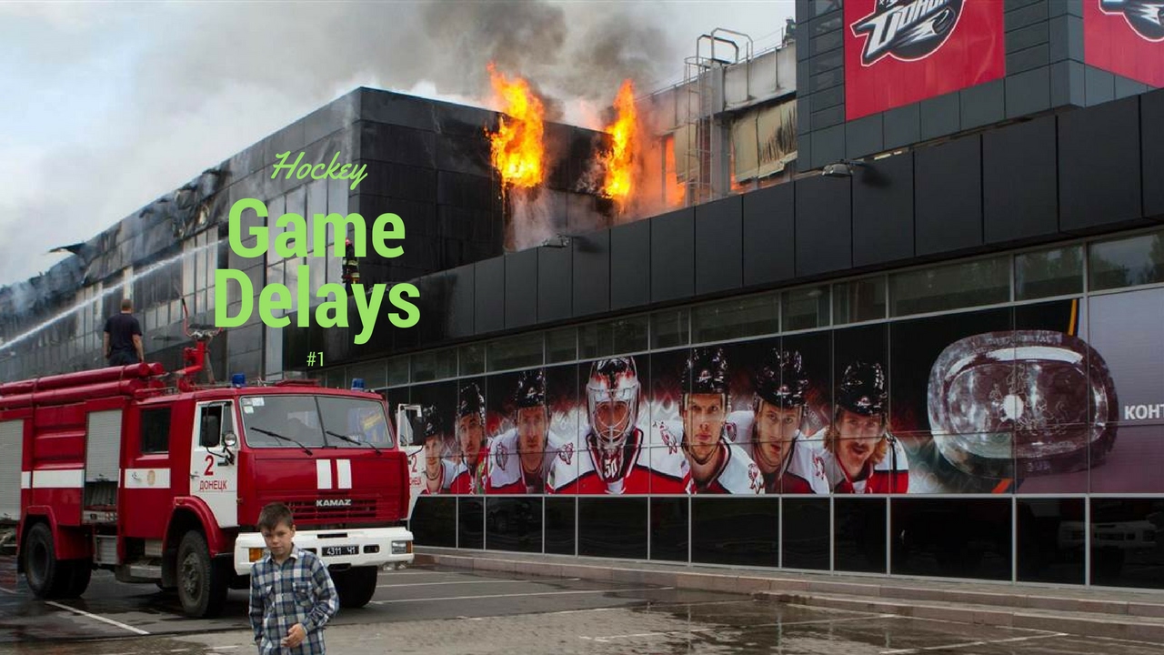 Interesting Hockey Game Delays #1
