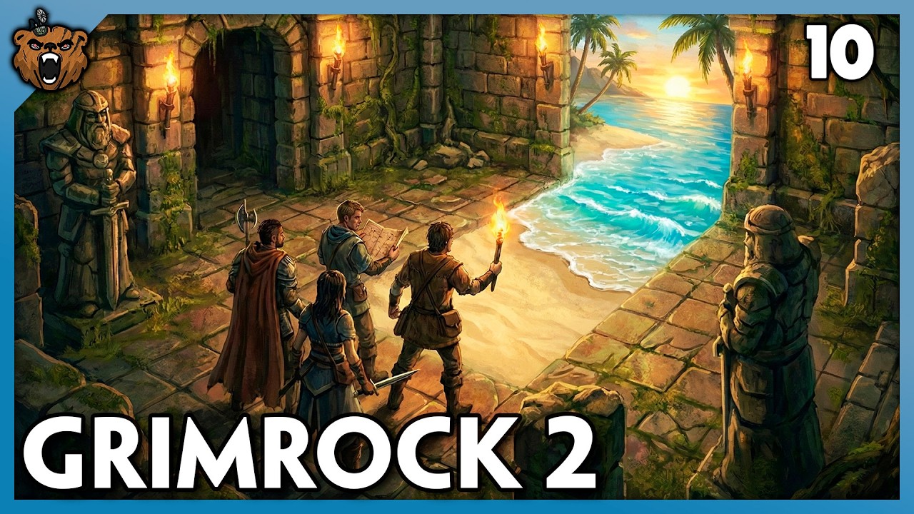 A hora SOMBRIA do cemitério | Grimrock 2: Lost City #10 | 4K PT-BR