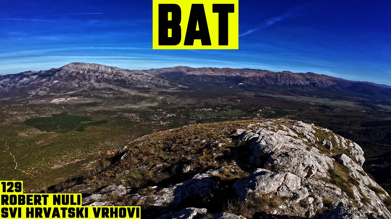 Bat, Kijevski Kozjak, 1206m - planinarenje [129. VRH iz serijala SVI HRVATSKI VRHOVI] 4K