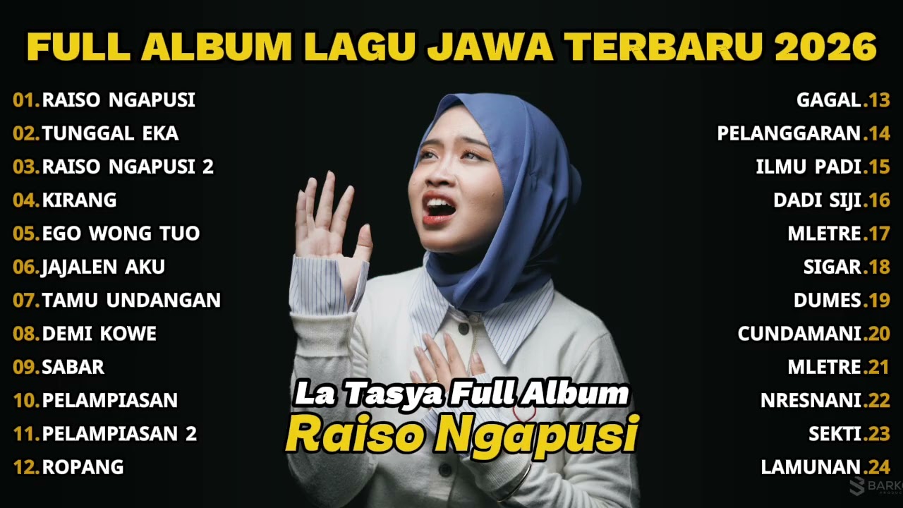 FULL ALBUM RAISO NGAPUSI - LA TASYA FULL ALBUM - PLAYLIST LAGU JAWA TERPOPULER 2026