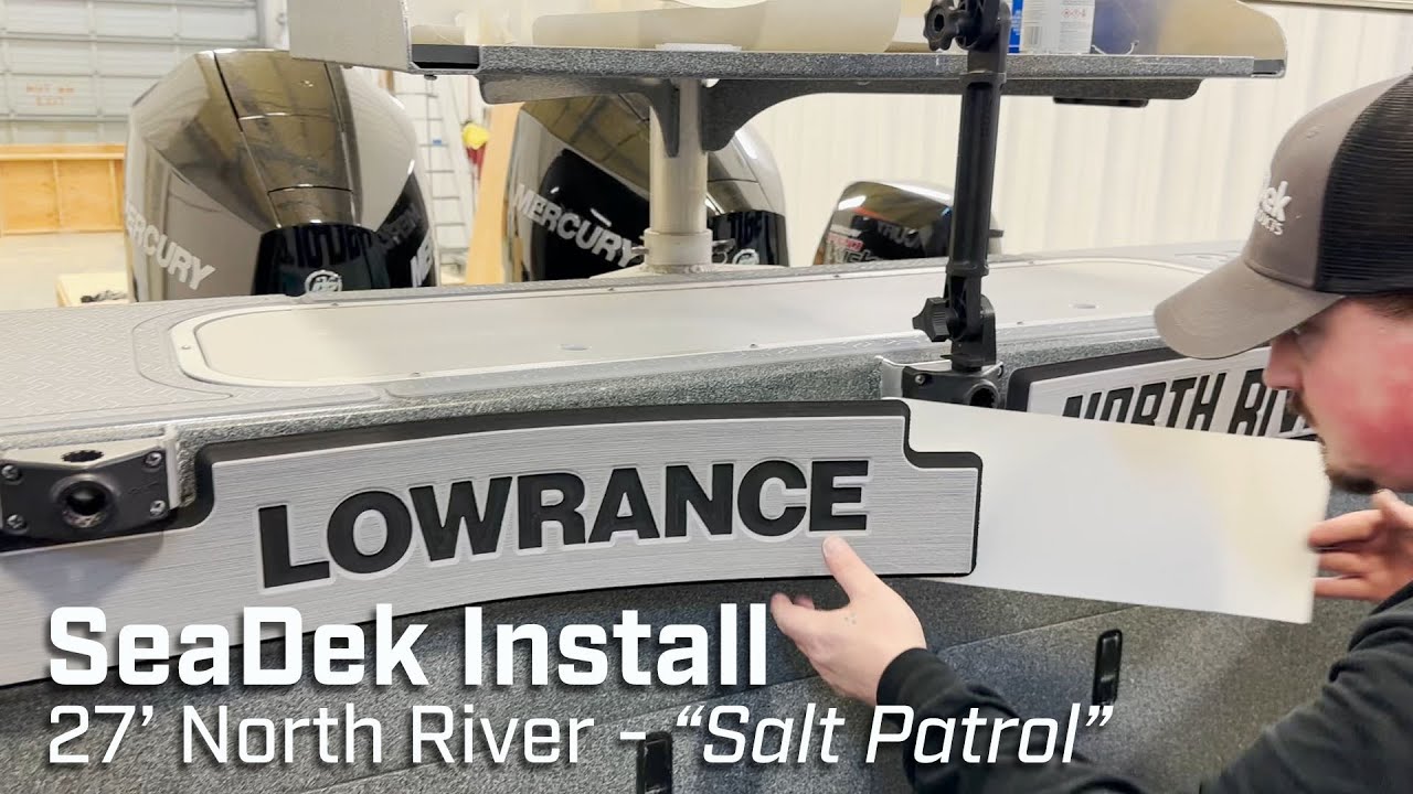Transforming a 27' North River with SeaDek Flooring
