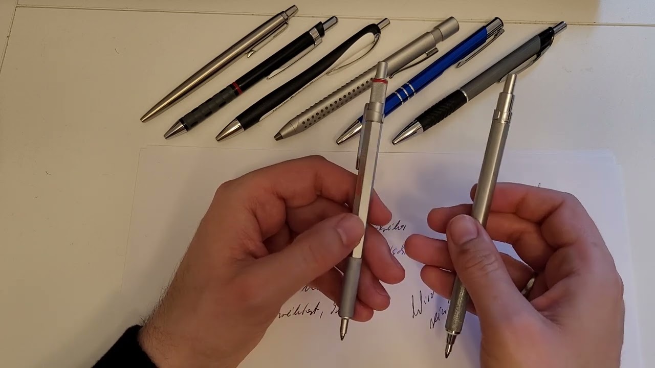 Rotring 600 Kugelschreiber vs. Rotring Rapid Pro