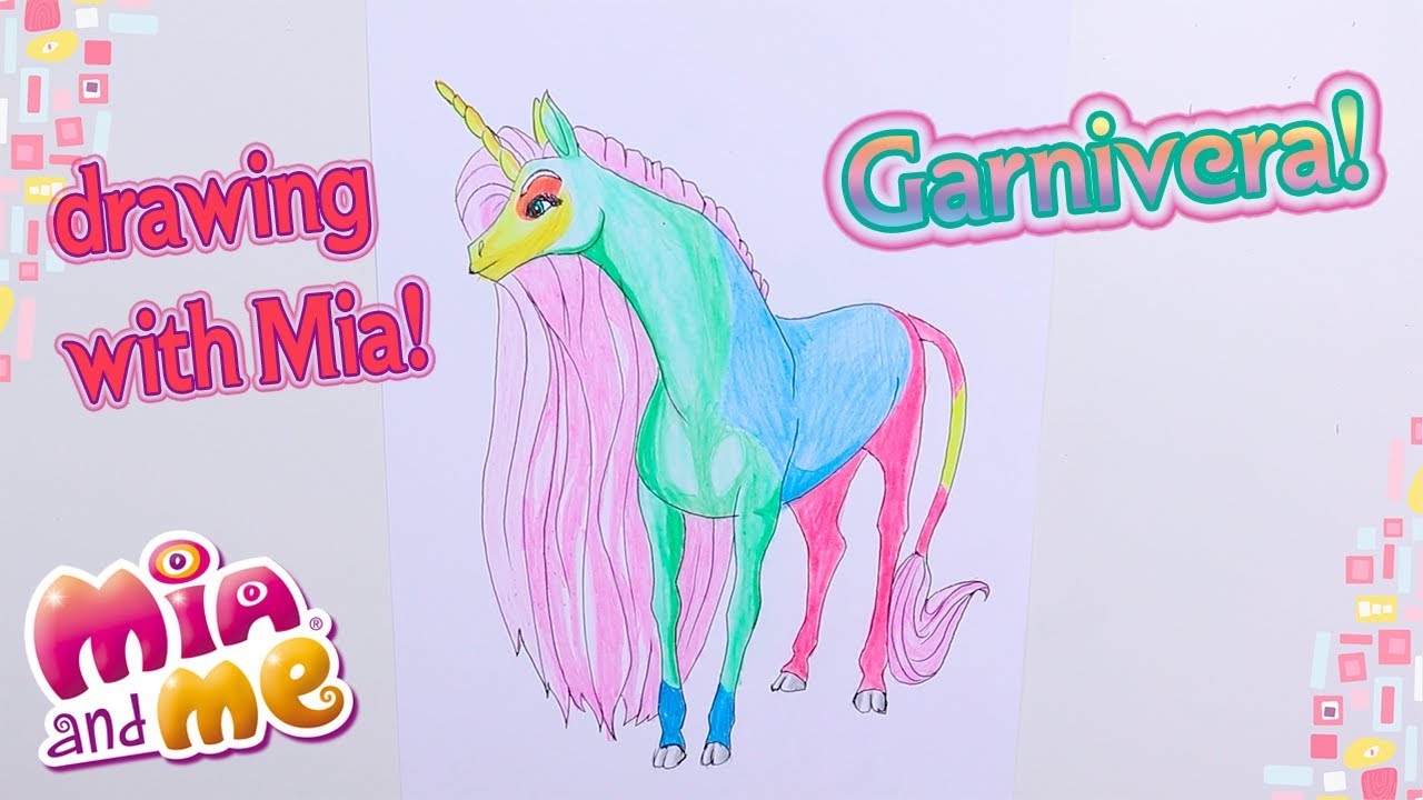 Garnivera - drawing with Mia - Mia and me