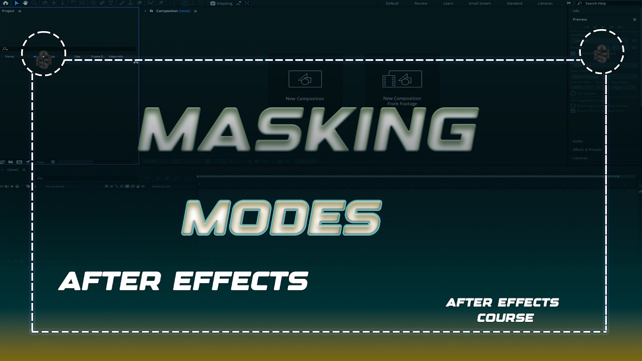 FAHAMKA MASKING MODES KA IN AFTER EFFECTS