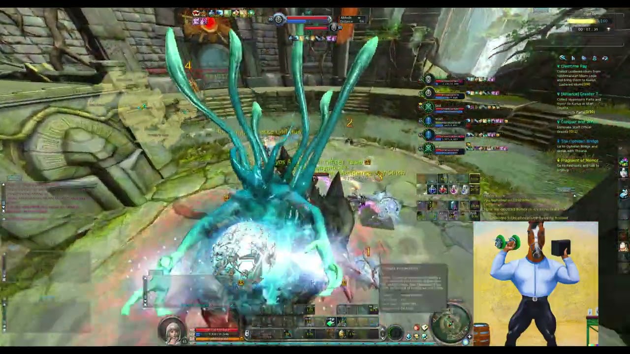 Aion America ID vs Asmo Govenor's group. James, Sumumore, Yui Trump