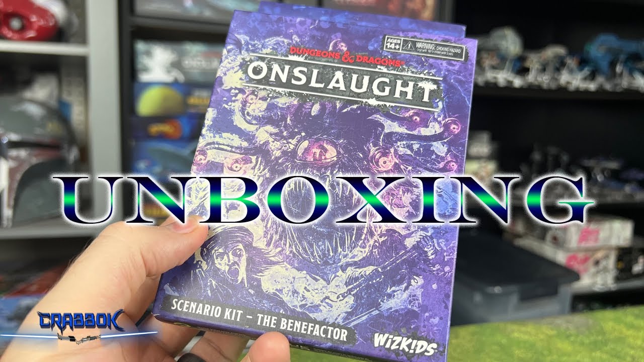 The Benefactor!   Dungeons & Dragons Onslaught Scenario Kit Unboxing