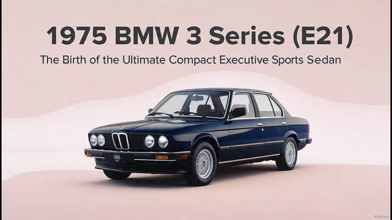 1975 | BMW E21 | Рождение легендарного спортивного седана 3 серии