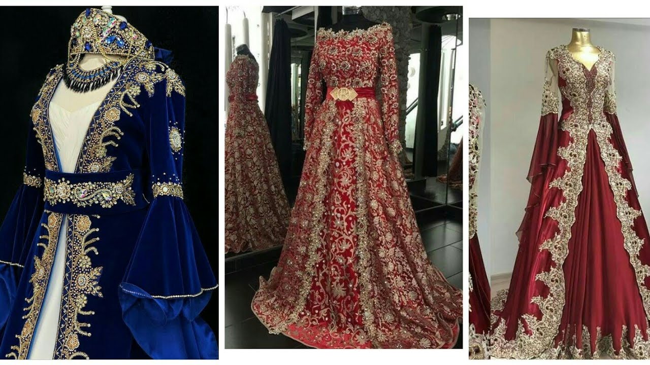 Turkish stylish bridal dress