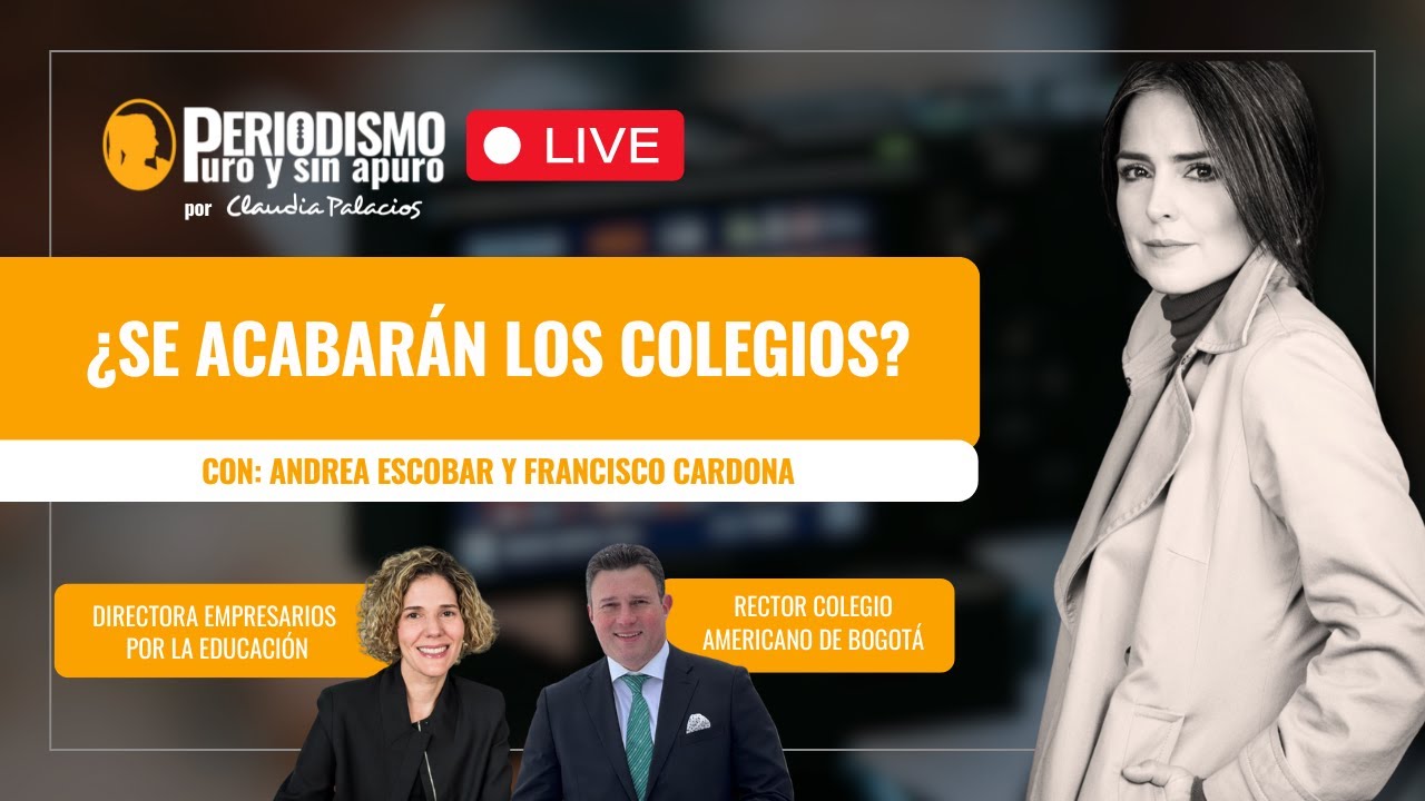 ¿Se acabarán los colegios? | Periodismo Puro y Sin Apuro | Claudia Palacios