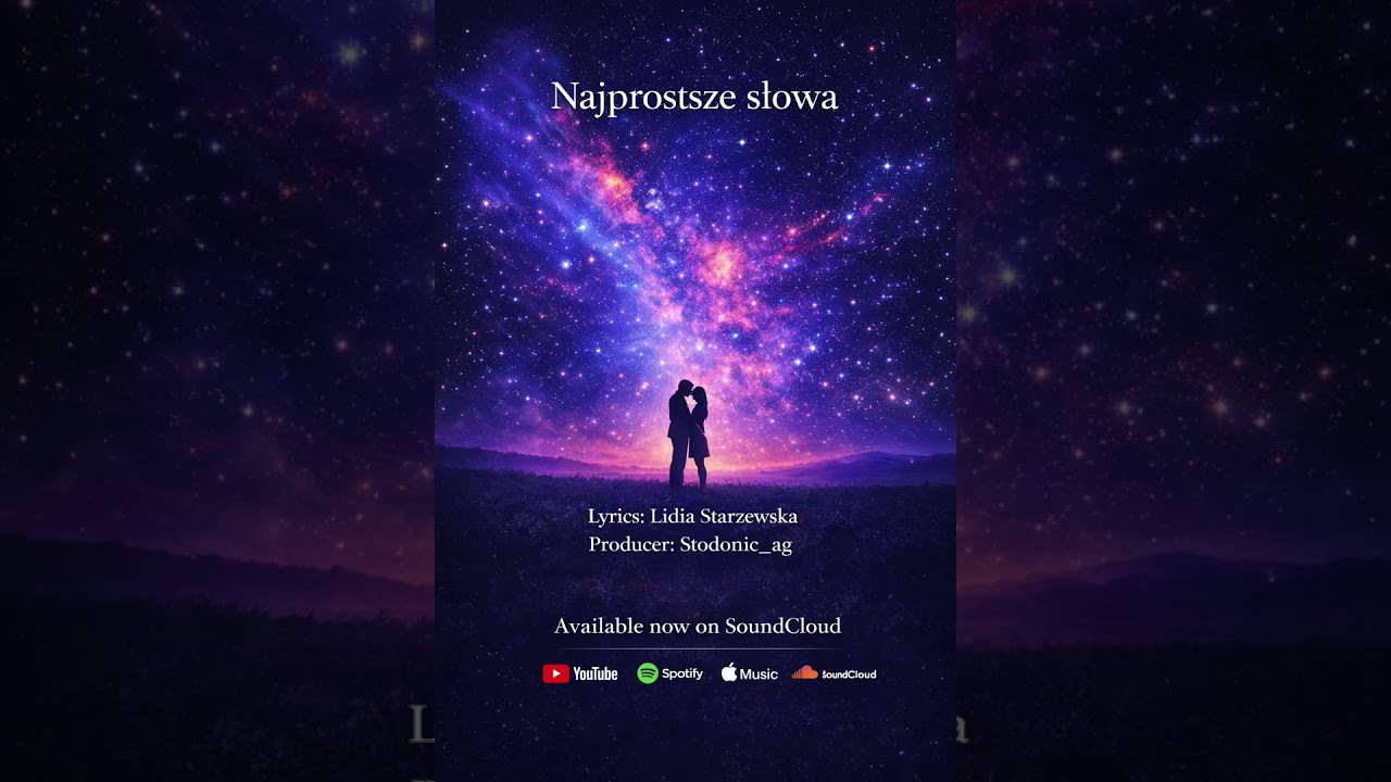 Najprostsze słowa | Teksty: Lidia Starzewska | Muzyka i produkcja: Stodonic_ag