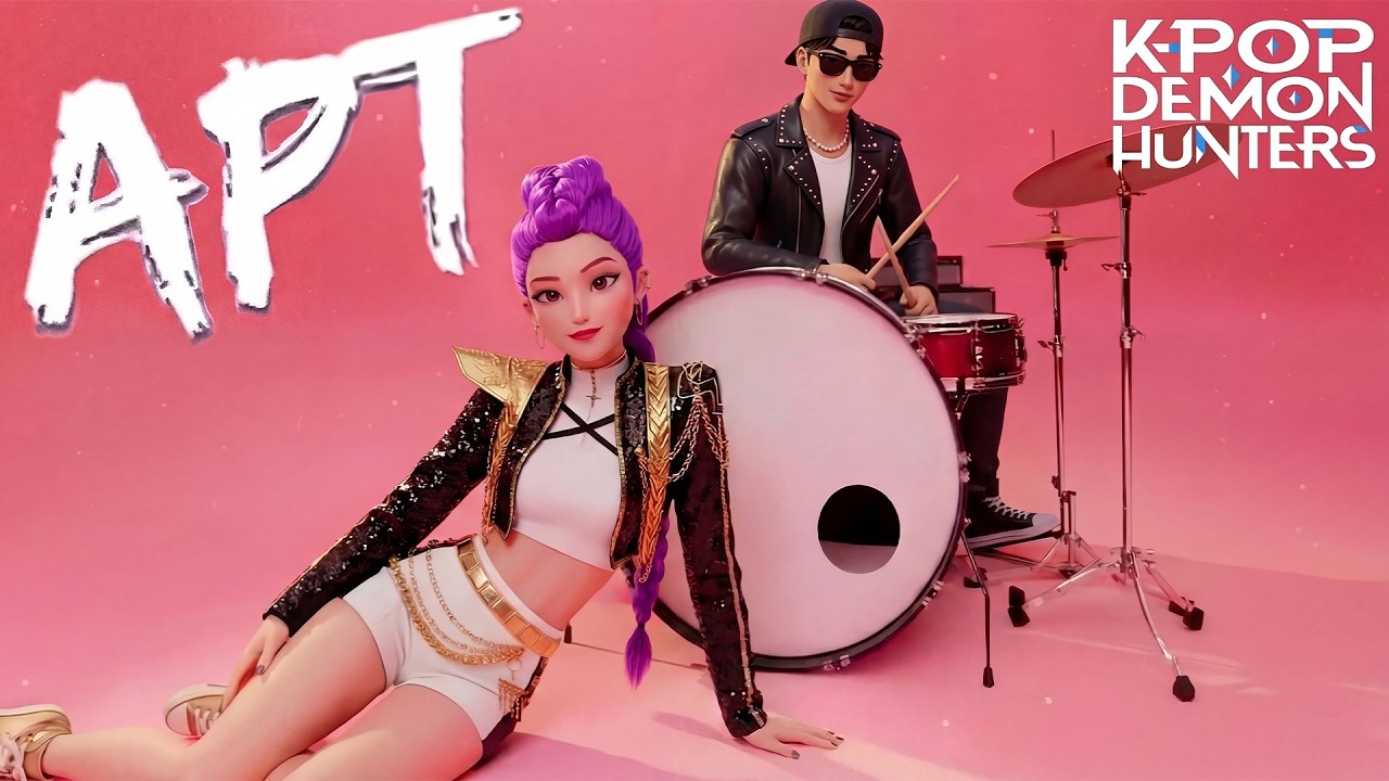 APT | Rumi & Jinu Cover - Huntr/x feat. Saja Boys | Kpop Demon Hunters (Official Music Video)