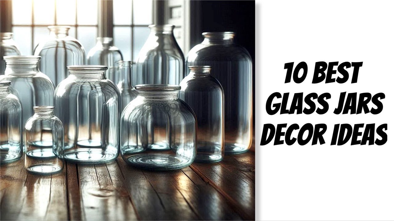 DIY / 10 Best Ideas from recycled Glass jars /Decoupage on glass