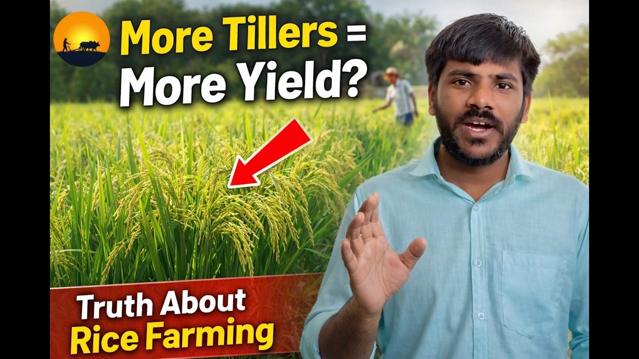 ఎక్కువ టిల్లర్లు అంటే ఎక్కువ దిగుబడా? | More Tillers = More Yield? Truth About Rice Farming