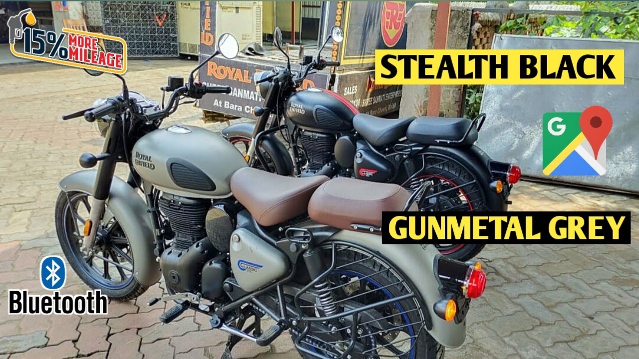 New Royal Enfield Classic 350 Next-Gen Gunmetal Grey vs Stealth Black🔥 || On-Road Price || 8 Change