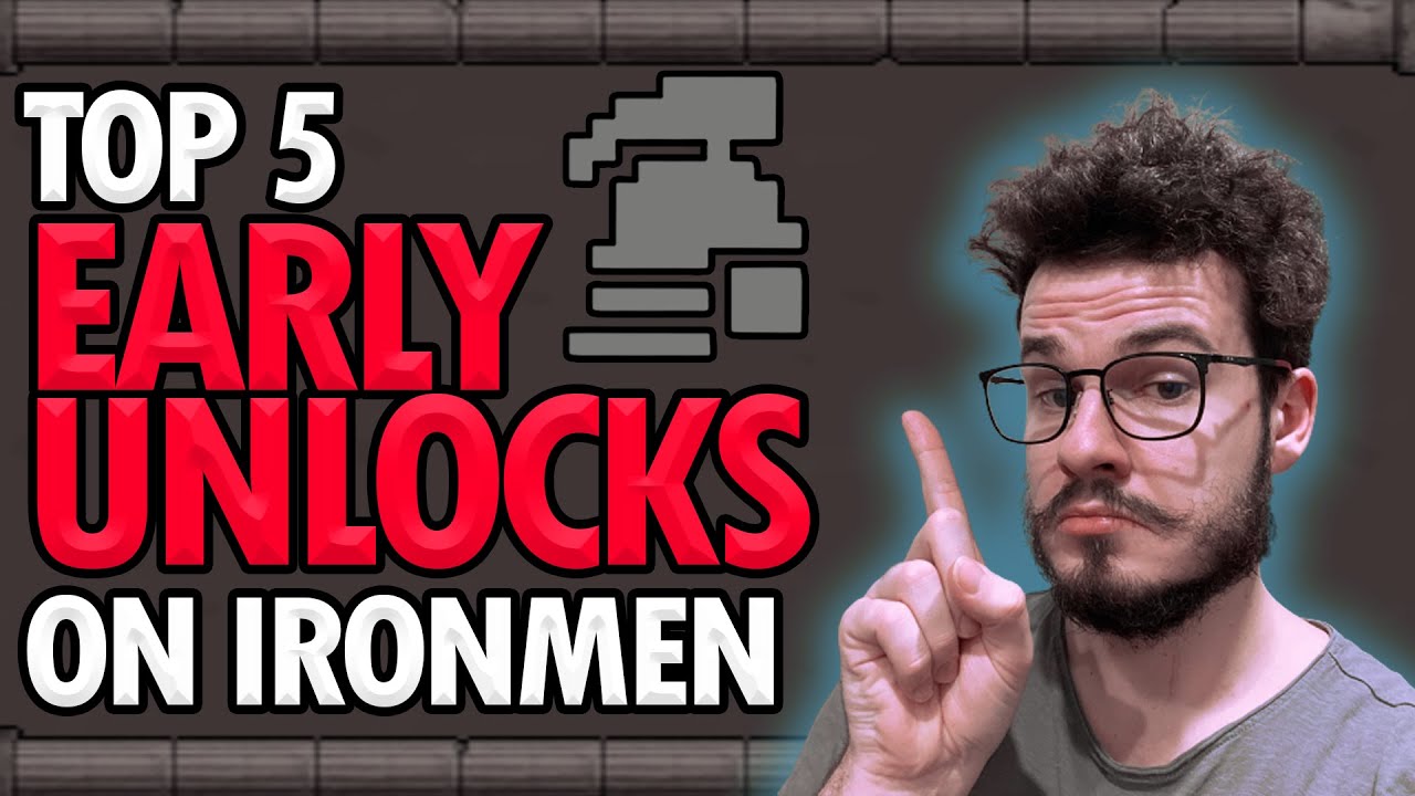 Top 5 EARLY IRONMAN UNLOCKS on Old School Runescape | nudfik on OSRS