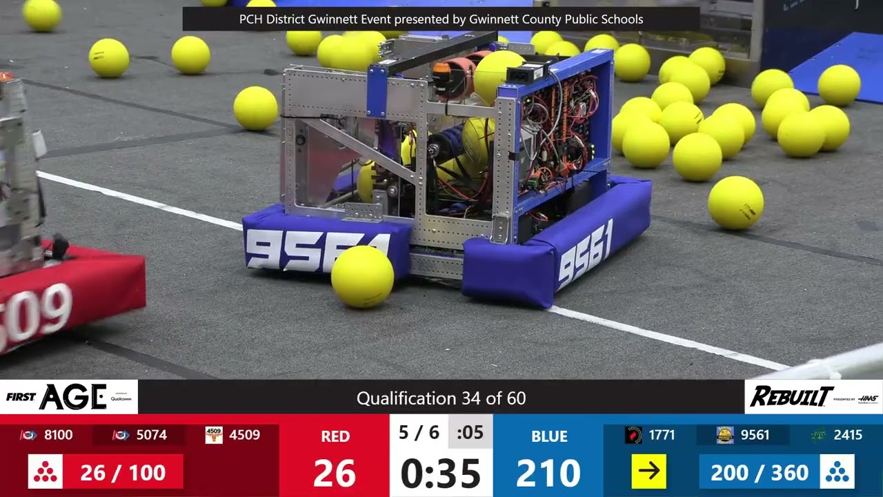 Qualification Match 34 - PCH District Gwinnett Event presented by GCPS
