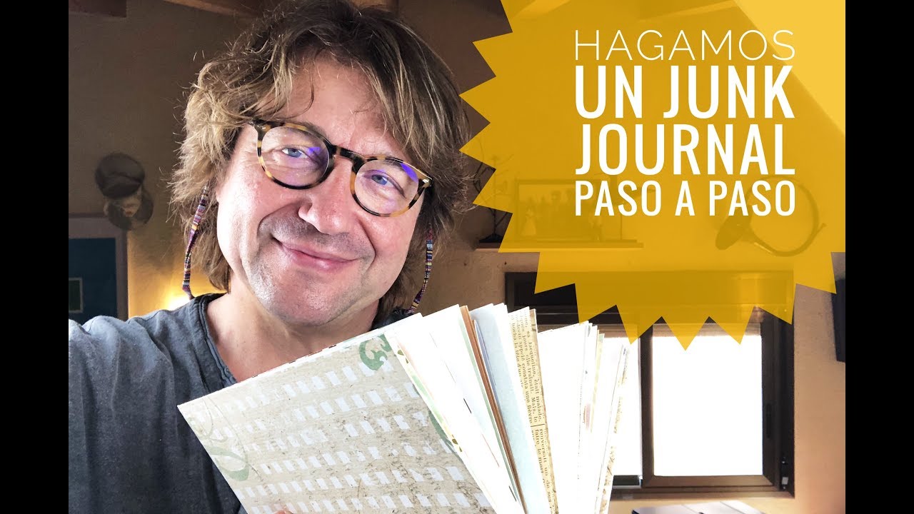 JUNK JOURNAL SCRAPBOOK paso a paso | FÁCIL y todo en CENTÍMETROS