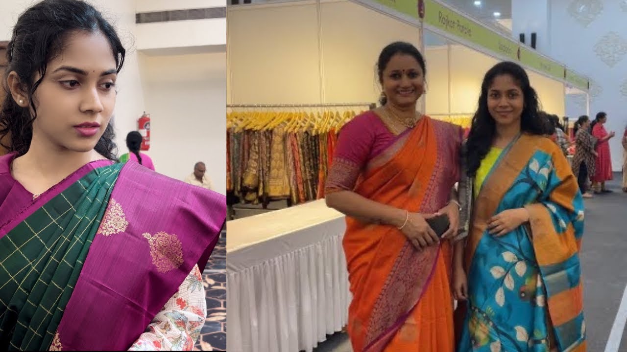 Prashanti Saree Exhibition Vijayawada | Dasari vlogs