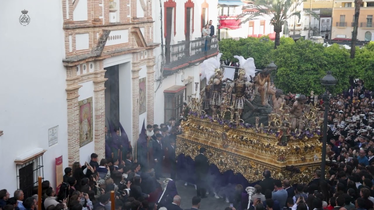 SALIDA DEL SEÑOR DE LA HUMILDAD. Miércoles Santo 2025. LEBRIJA (Sevilla)