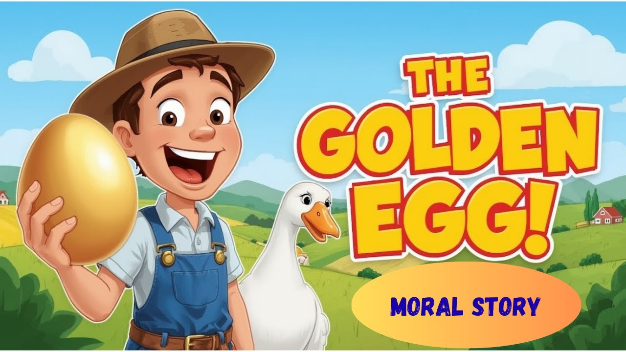 The Golden Egg | Greedy Farmer Moral Story for Kids | Bedtime Stories | English Kids Stories