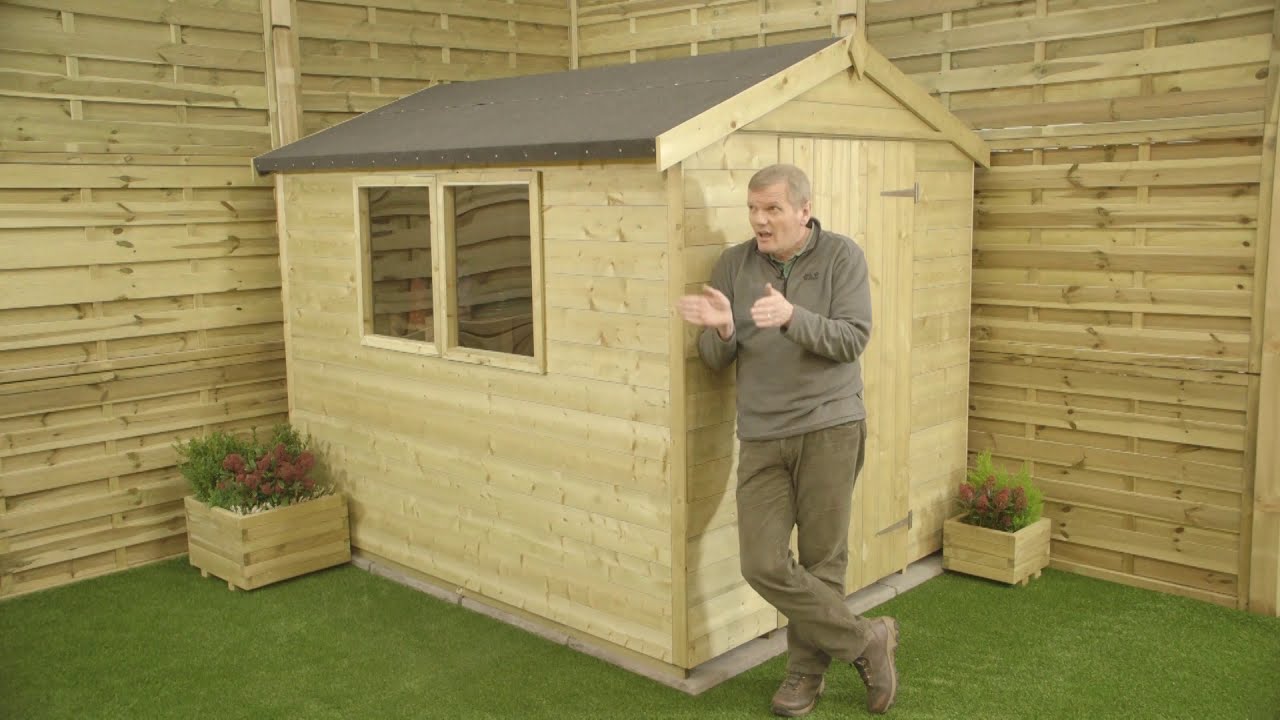 Premium Tongue-and-Groove Pressure Treated Sheds From Forest Garden: Durable & Low-Maintenance