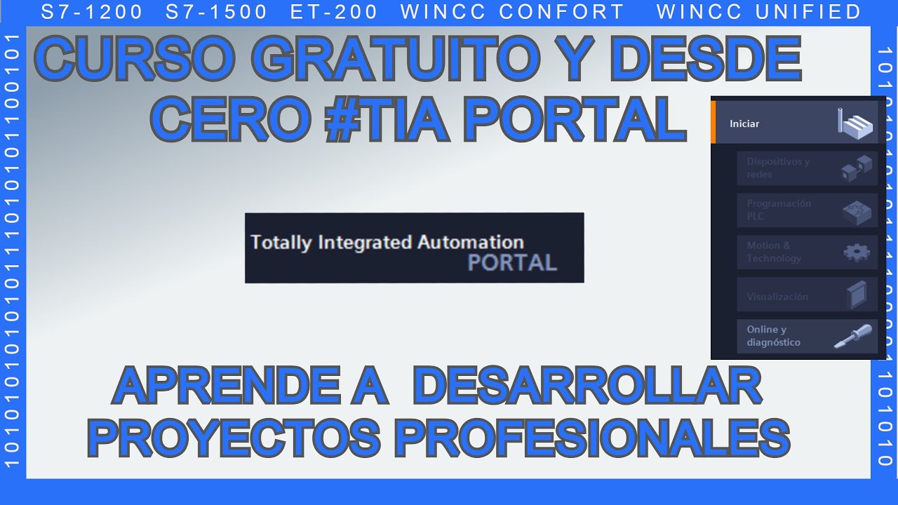 PRIMER PROYECTO ⭐SIEMENS TIA  👨‍💻CURSO TIA PORTAL GRATIS 2021 DESDE 0#3