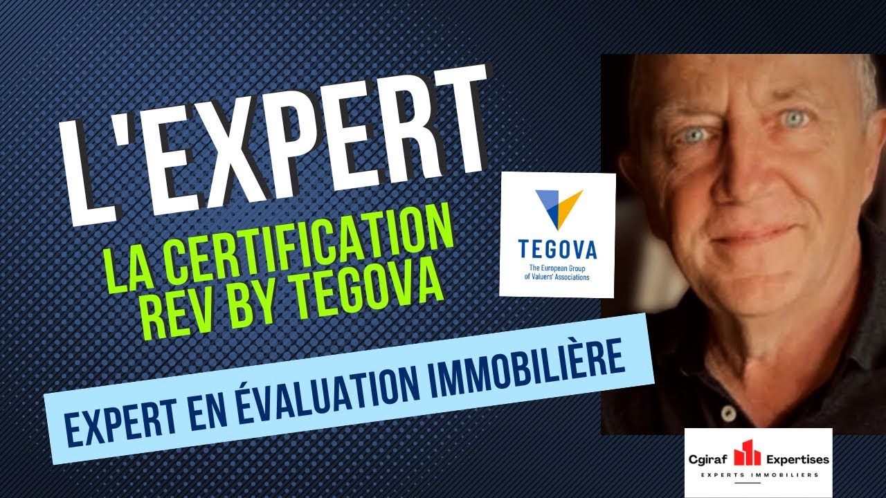 Que signifie la certification REV Recognised European Valuer de TEGoVA