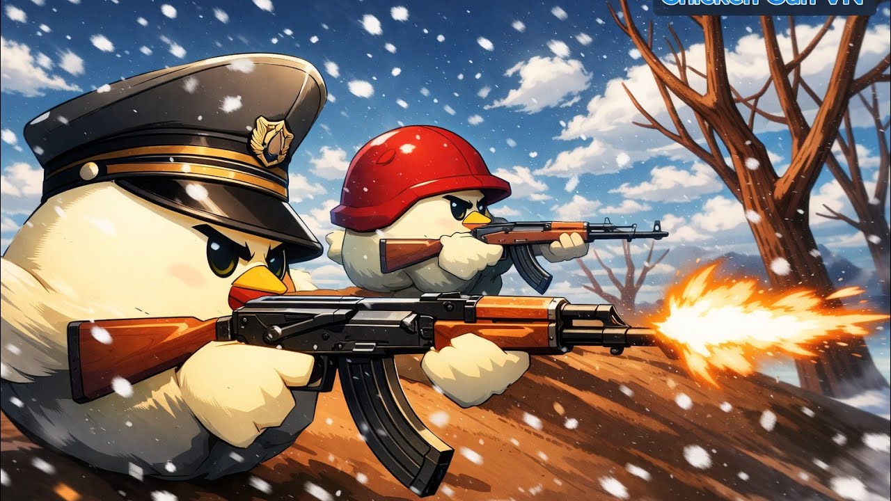 Chicken Gun W-A WW2|The Winter War & white death 4K .
