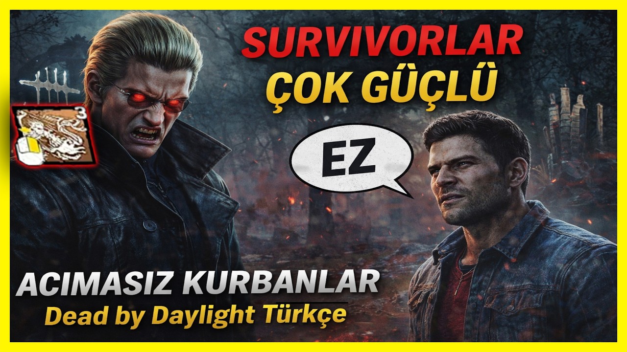 ACIMASIZ SURVIVORLARA KARŞI WESKER! | Dead by Daylight Türkçe