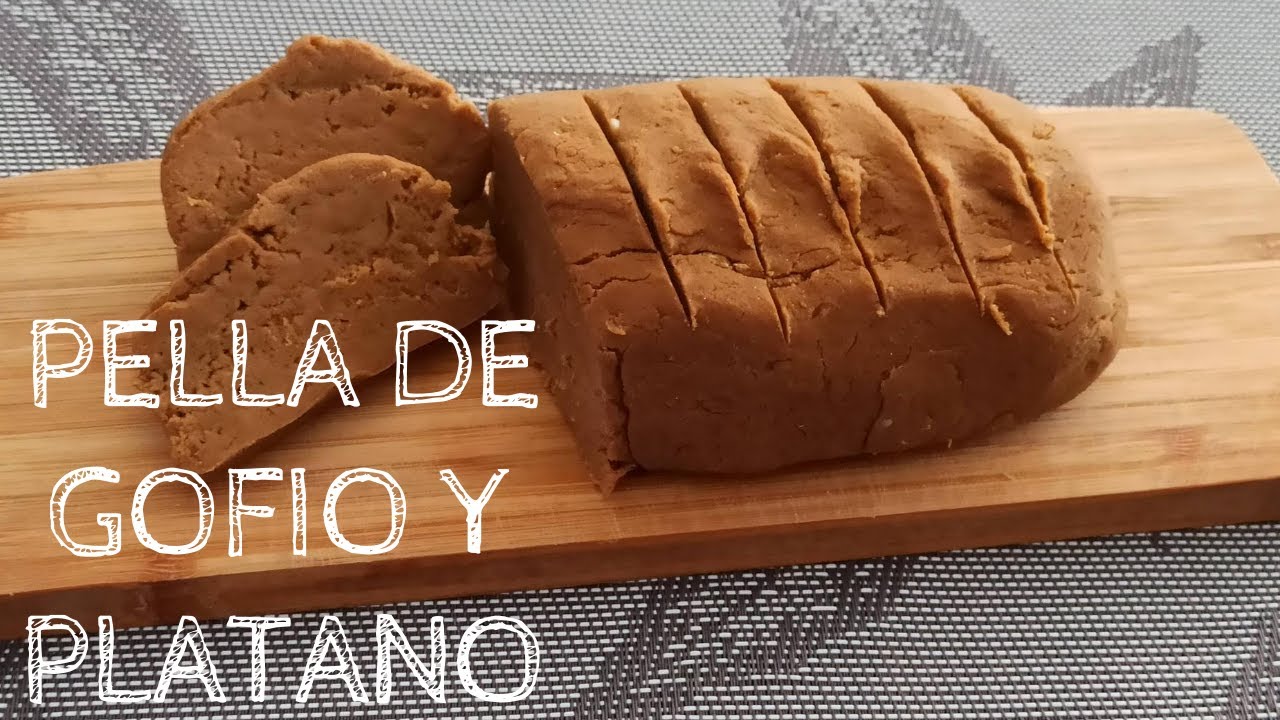 PELLA DE GOFIO Y PLATANO
