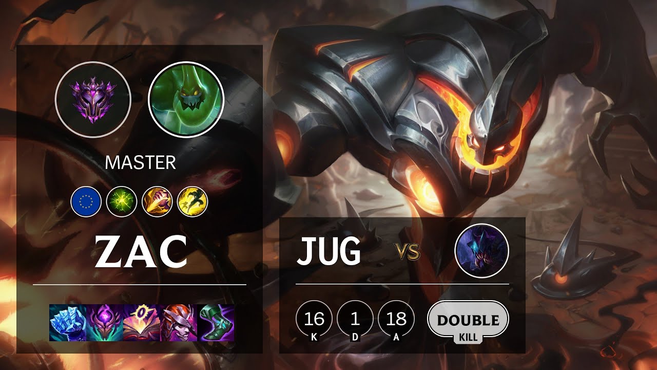 Zac Jungle vs Rek'Sai - EUW Master Patch 11.11