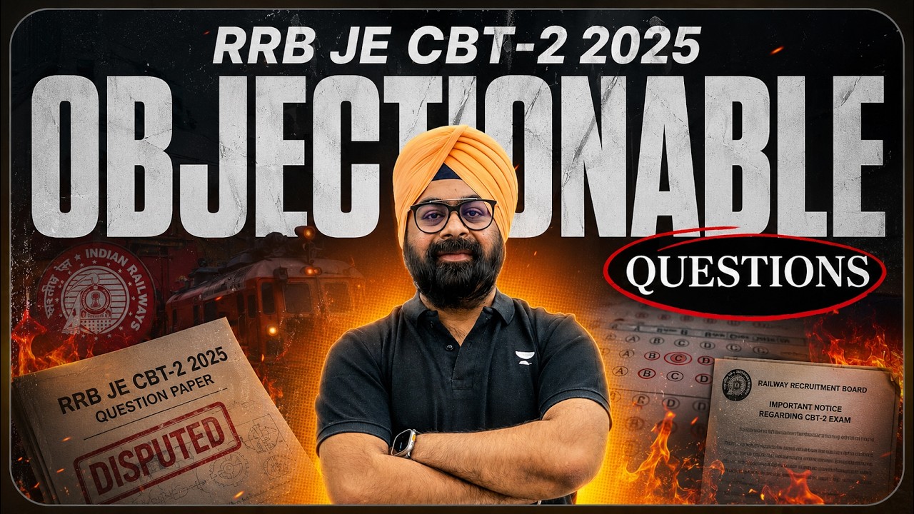 🚨 RRB JE CBT-2 2025 Objectionable Questions! 😱 Full Analysis By Dr. Jaspal Singh (Ex-IES)