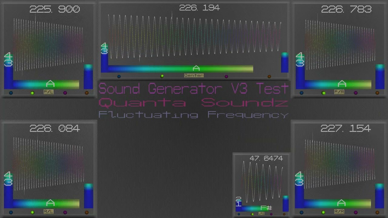 Quanta Sounds Test - Frequency Fluctuation