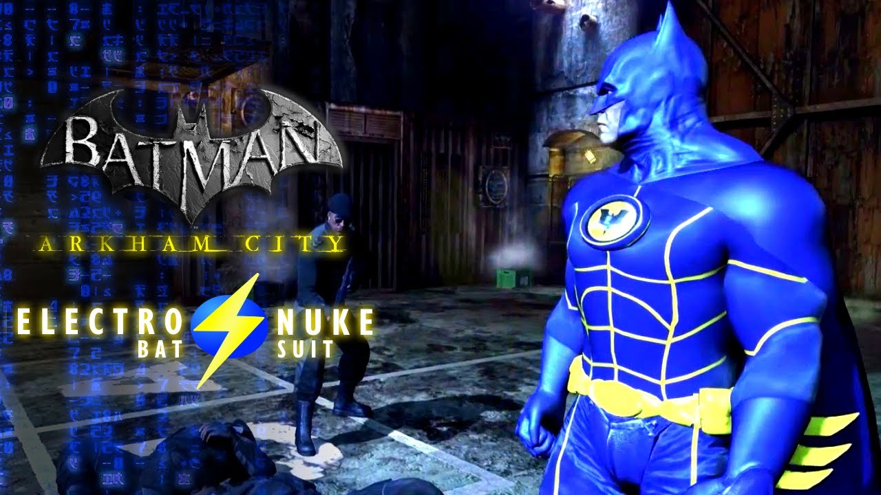 Batman Arkham City: ElectroNuke Batsuit V2