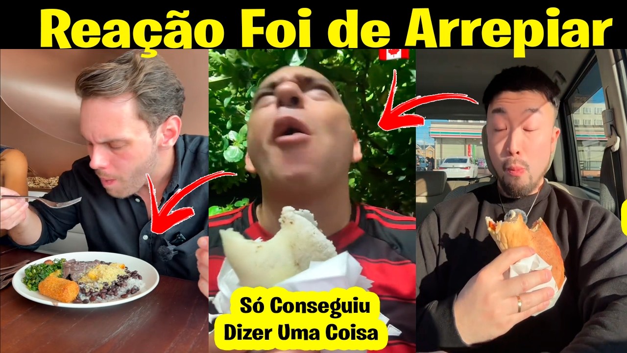 Depois de Provar Essa Comida do Brasil, a Reação Desse Gringo Foi Surreal