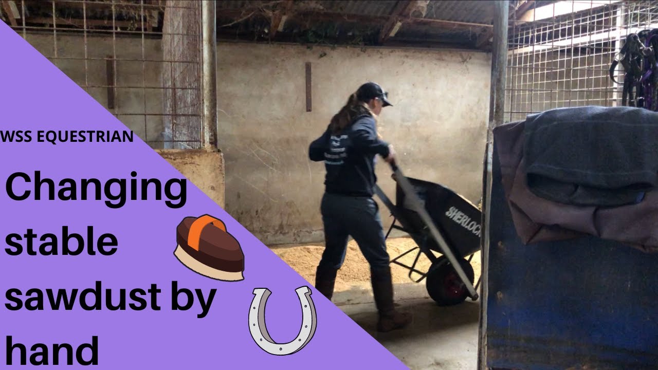 How to Change Stable Sawdust by Hand