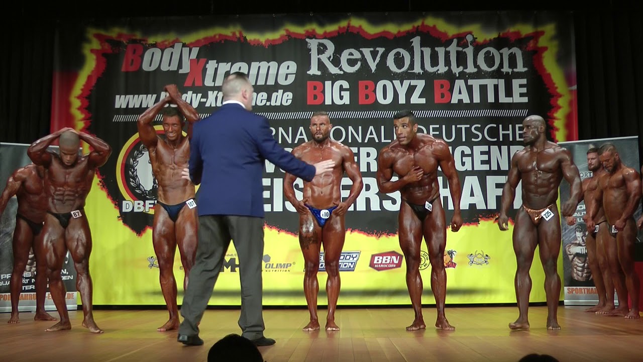 M&Auml;NNER BODYBUILDING II &Uuml;BER 80 KG Vorwahl | Int. Deutsche Newcomer Meisterschaft 2018