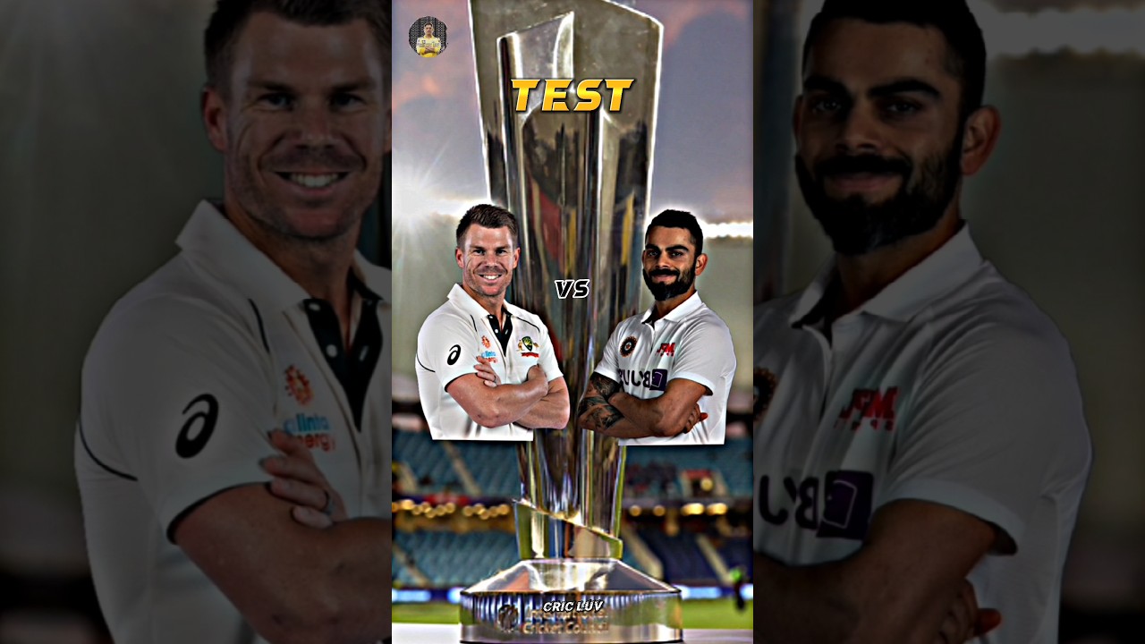 Virat Kohli vs David Warner in Test #shorts