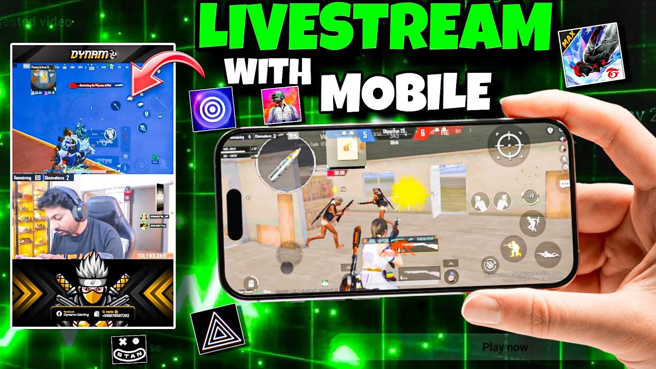 Top 4 Best Livestream Apps For BGMI and Free Fire, No lag,No Crash | How to do Livestream on YouTube