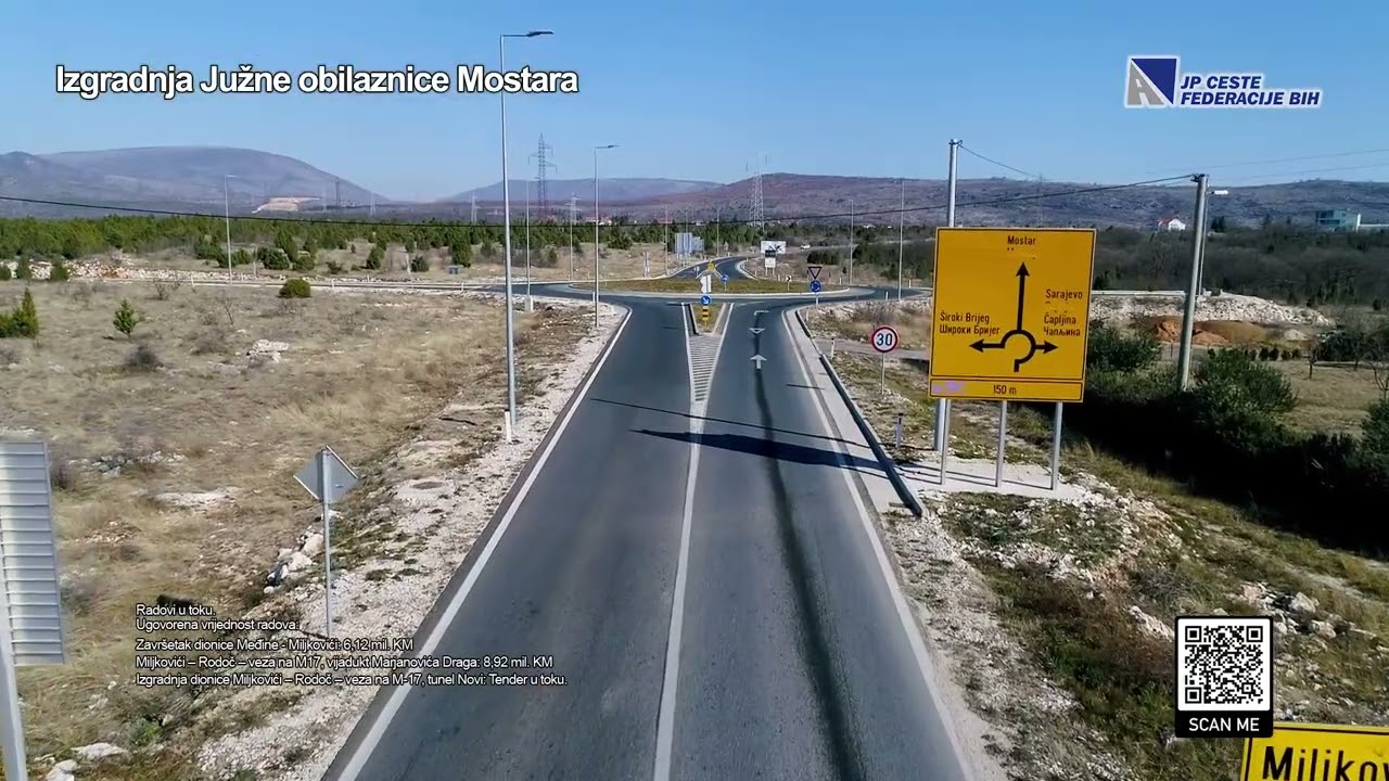 Izgradnja Južne obilaznice Mostara