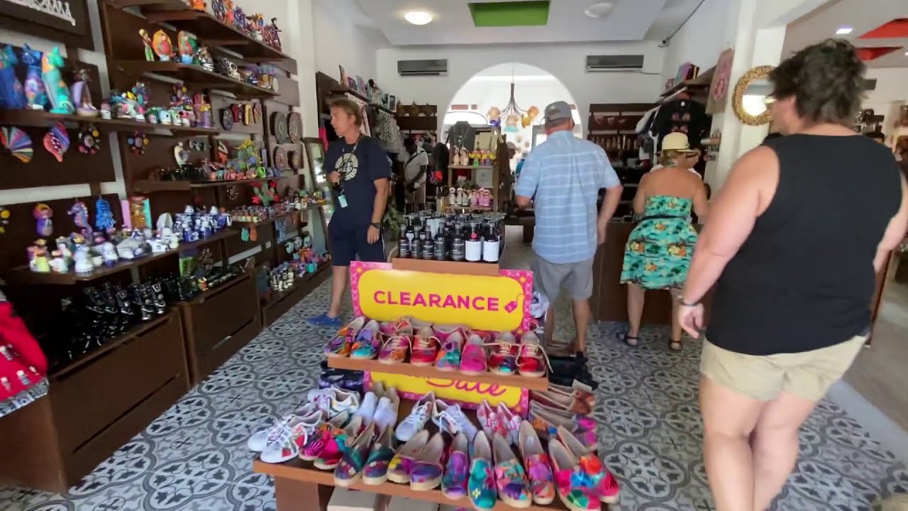 Costa Maya, Mexico - Shopping at the Pier