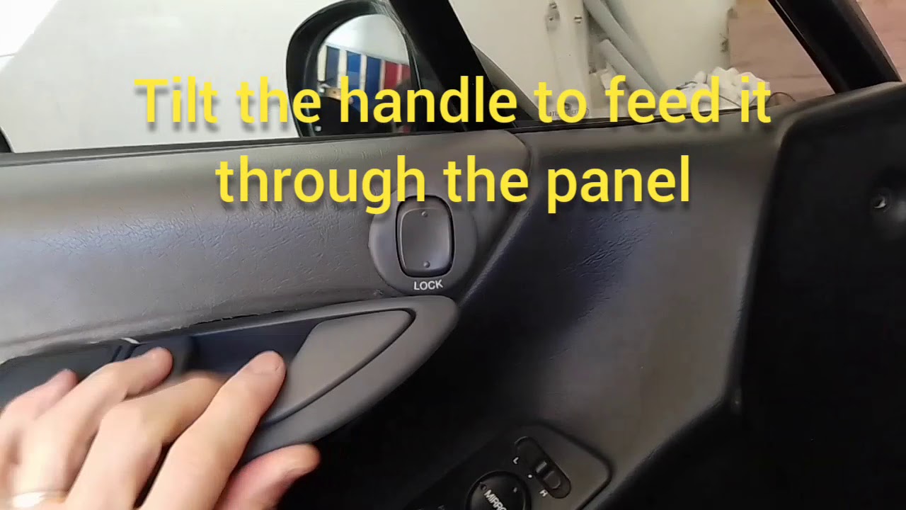 Honda del Sol door panel removal