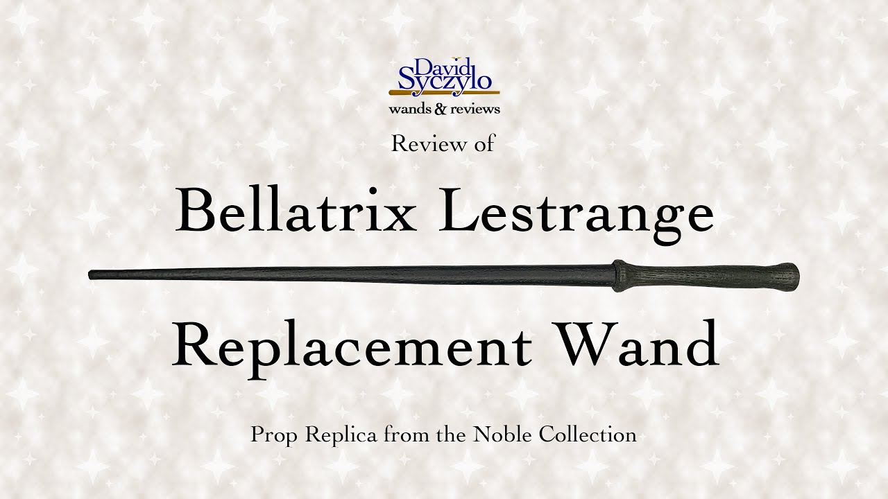 Bellatrix Lestrange Replacement Wand - The Noble Collection