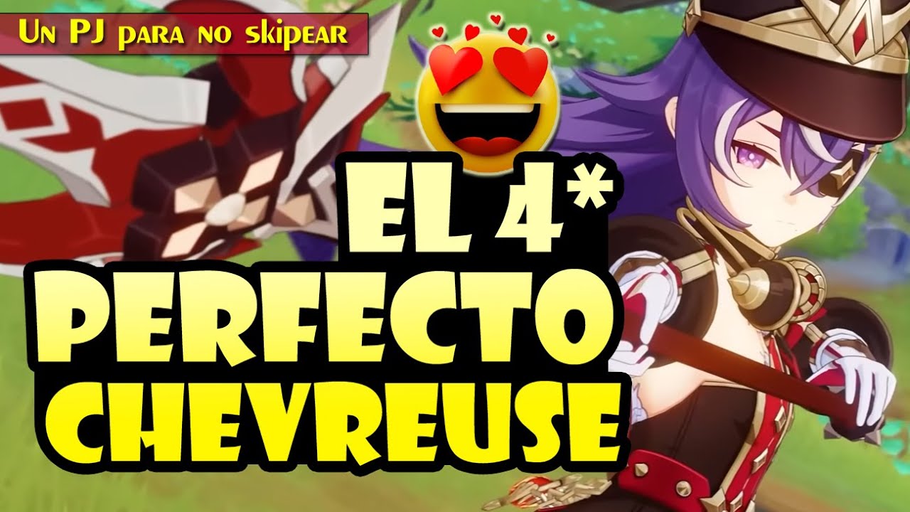 EL MEJOR 4* RECIENTE DE GENSHIN 😍 CHEVREUSE MERECE LA PENA 🤑 RECOMENDADO TIRAR POR ELLA