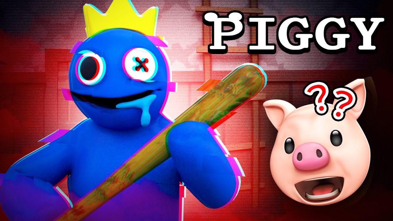 Roblox Piggy but PLAYING AS RAINBOW FRIENDS