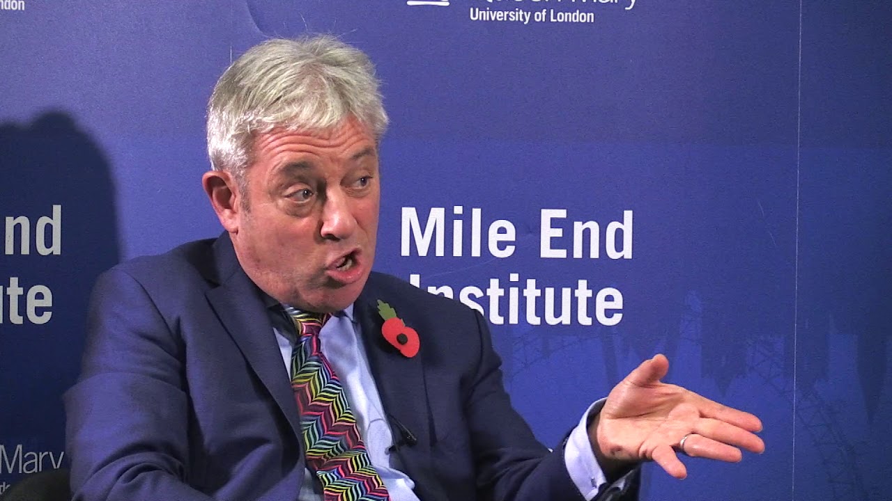 John Bercow at the Mile End Institute