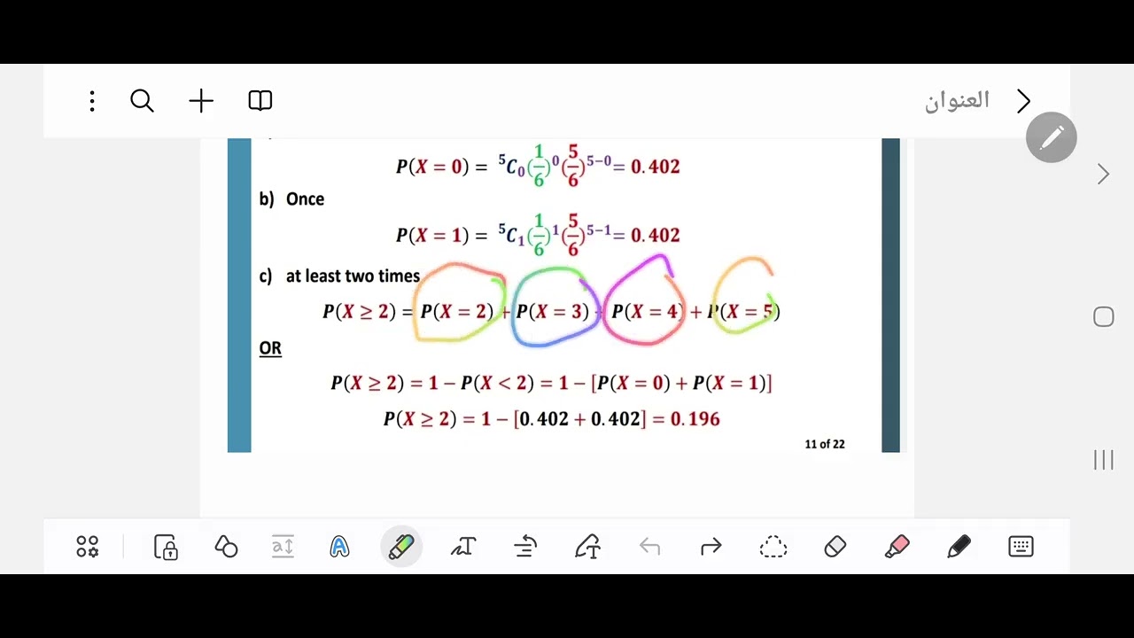 Special types of discrete probability distributions
